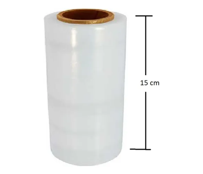 Rollo Película Stretch Vinipel Transparente 500 Mtrs x 15cm Ancho - Imagen 2